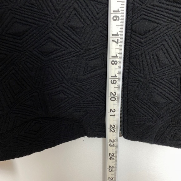 KappaAhl Jacket Womens Medium Black Quilted Blazer Zipper Front Pockets Soft - Picture 10 of 10